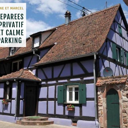 Gite Marcel Et Marianne Jardin Et Parking Privatifs Ebersheim Eksteriør bilde
